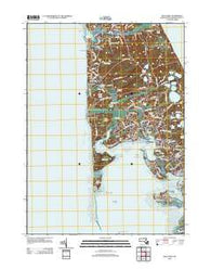 Wellfleet Massachusetts Historical topographic map, 1:24000 scale, 7.5 X 7.5 Minute, Year 2012
