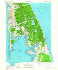 Wellfleet Massachusetts Historical topographic map, 1:24000 scale, 7.5 X 7.5 Minute, Year 1958