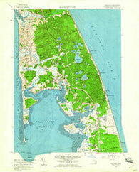 Wellfleet Massachusetts Historical topographic map, 1:24000 scale, 7.5 X 7.5 Minute, Year 1958