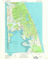 Wellfleet Massachusetts Historical topographic map, 1:24000 scale, 7.5 X 7.5 Minute, Year 1958