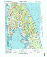 Wellfleet Massachusetts Historical topographic map, 1:25000 scale, 7.5 X 7.5 Minute, Year 1972