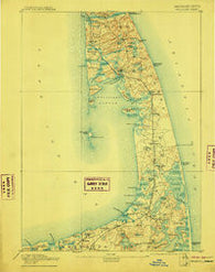 Wellfleet Massachusetts Historical topographic map, 1:62500 scale, 15 X 15 Minute, Year 1893
