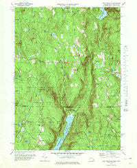 West Granville Massachusetts Historical topographic map, 1:24000 scale, 7.5 X 7.5 Minute, Year 1971
