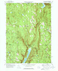 West Granville Massachusetts Historical topographic map, 1:24000 scale, 7.5 X 7.5 Minute, Year 1971