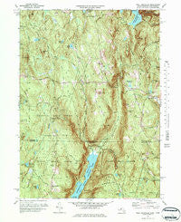 West Granville Massachusetts Historical topographic map, 1:24000 scale, 7.5 X 7.5 Minute, Year 1971