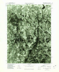 West Granville Massachusetts Historical topographic map, 1:25000 scale, 7.5 X 7.5 Minute, Year 1975