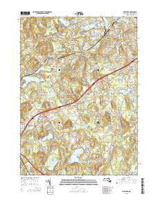 Westford Massachusetts Current topographic map, 1:24000 scale, 7.5 X 7.5 Minute, Year 2015