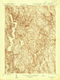 Westhampton Massachusetts Historical topographic map, 1:24000 scale, 7.5 X 7.5 Minute, Year 1946