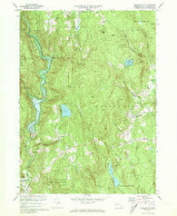 Westhampton Massachusetts Historical topographic map, 1:24000 scale, 7.5 X 7.5 Minute, Year 1972