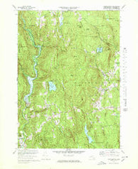 Westhampton Massachusetts Historical topographic map, 1:25000 scale, 7.5 X 7.5 Minute, Year 1972