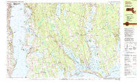 Westport Massachusetts Historical topographic map, 1:25000 scale, 7.5 X 15 Minute, Year 1985