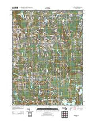 Whitman Massachusetts Historical topographic map, 1:24000 scale, 7.5 X 7.5 Minute, Year 2012