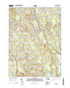 Whitman Massachusetts Current topographic map, 1:24000 scale, 7.5 X 7.5 Minute, Year 2015