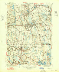 Whitman Massachusetts Historical topographic map, 1:31680 scale, 7.5 X 7.5 Minute, Year 1941