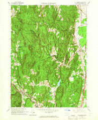 Williamsburg Massachusetts Historical topographic map, 1:24000 scale, 7.5 X 7.5 Minute, Year 1964