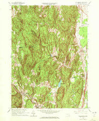 Williamsburg Massachusetts Historical topographic map, 1:24000 scale, 7.5 X 7.5 Minute, Year 1964