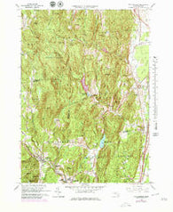 Williamsburg Massachusetts Historical topographic map, 1:25000 scale, 7.5 X 7.5 Minute, Year 1964