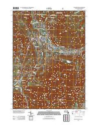 Williamstown Massachusetts Historical topographic map, 1:24000 scale, 7.5 X 7.5 Minute, Year 2012