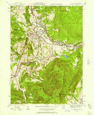 Williamstown Massachusetts Historical topographic map, 1:24000 scale, 7.5 X 7.5 Minute, Year 1944