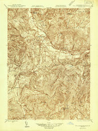 Williamstown Massachusetts Historical topographic map, 1:24000 scale, 7.5 X 7.5 Minute, Year 1946