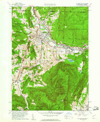 Williamstown Massachusetts Historical topographic map, 1:24000 scale, 7.5 X 7.5 Minute, Year 1960