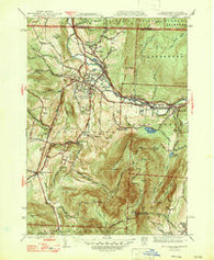 Williamstown Massachusetts Historical topographic map, 1:31680 scale, 7.5 X 7.5 Minute, Year 1947