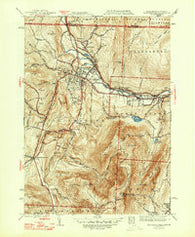 Williamstown Massachusetts Historical topographic map, 1:31680 scale, 7.5 X 7.5 Minute, Year 1947