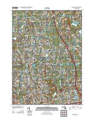 Wilmington Massachusetts Historical topographic map, 1:24000 scale, 7.5 X 7.5 Minute, Year 2012