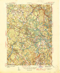 Wilmington Massachusetts Historical topographic map, 1:31680 scale, 7.5 X 7.5 Minute, Year 1944