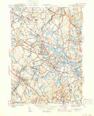 Wilmington Massachusetts Historical topographic map, 1:31680 scale, 7.5 X 7.5 Minute, Year 1944