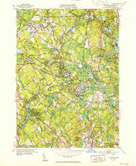Wilmington Massachusetts Historical topographic map, 1:31680 scale, 7.5 X 7.5 Minute, Year 1950