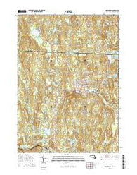 Winchendon Massachusetts Current topographic map, 1:24000 scale, 7.5 X 7.5 Minute, Year 2015