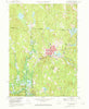 Winchendon Massachusetts Historical topographic map, 1:24000 scale, 7.5 X 7.5 Minute, Year 1971