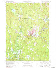 Winchendon Massachusetts Historical topographic map, 1:24000 scale, 7.5 X 7.5 Minute, Year 1971