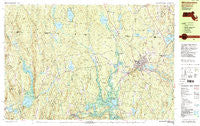 Winchendon Massachusetts Historical topographic map, 1:25000 scale, 7.5 X 15 Minute, Year 1988