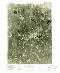 Winchendon Massachusetts Historical topographic map, 1:25000 scale, 7.5 X 7.5 Minute, Year 1975