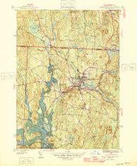 Winchendon Massachusetts Historical topographic map, 1:31680 scale, 7.5 X 7.5 Minute, Year 1946