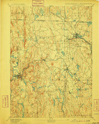 Winchendon Massachusetts Historical topographic map, 1:62500 scale, 15 X 15 Minute, Year 1894