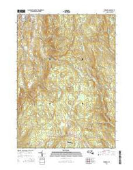 Windsor Massachusetts Current topographic map, 1:24000 scale, 7.5 X 7.5 Minute, Year 2015