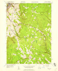 Windsor Massachusetts Historical topographic map, 1:24000 scale, 7.5 X 7.5 Minute, Year 1944