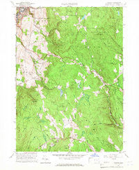 Windsor Massachusetts Historical topographic map, 1:24000 scale, 7.5 X 7.5 Minute, Year 1960
