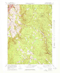 Windsor Massachusetts Historical topographic map, 1:25000 scale, 7.5 X 7.5 Minute, Year 1973