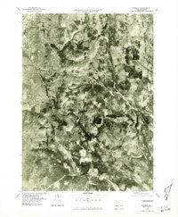 Windsor Massachusetts Historical topographic map, 1:25000 scale, 7.5 X 7.5 Minute, Year 1975