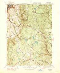 Windsor Massachusetts Historical topographic map, 1:31680 scale, 7.5 X 7.5 Minute, Year 1947