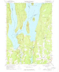 Winsor Dam Massachusetts Historical topographic map, 1:24000 scale, 7.5 X 7.5 Minute, Year 1967