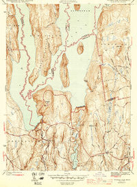 Winsor Dam Massachusetts Historical topographic map, 1:31680 scale, 7.5 X 7.5 Minute, Year 1944