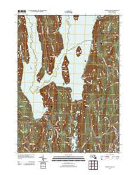 Winsor Dam Massachusetts Historical topographic map, 1:24000 scale, 7.5 X 7.5 Minute, Year 2012