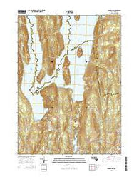 Winsor Dam Massachusetts Current topographic map, 1:24000 scale, 7.5 X 7.5 Minute, Year 2015