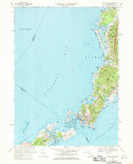 Woods Hole Massachusetts Historical topographic map, 1:24000 scale, 7.5 X 7.5 Minute, Year 1967