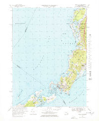 Woods Hole Massachusetts Historical topographic map, 1:25000 scale, 7.5 X 7.5 Minute, Year 1967